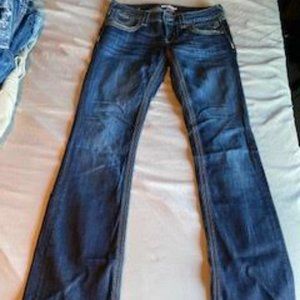 Express ReRock Jeans Darker Wash - Barely Boot 6R